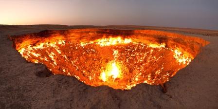 Derweze Door to hell Strangest Places on Earth