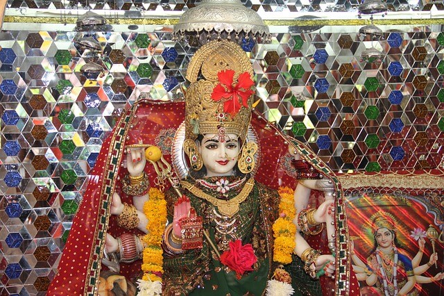 Navratri festival celebrated in India
