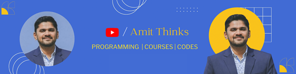 Amit Thinks YouTube Channel Studyopedia