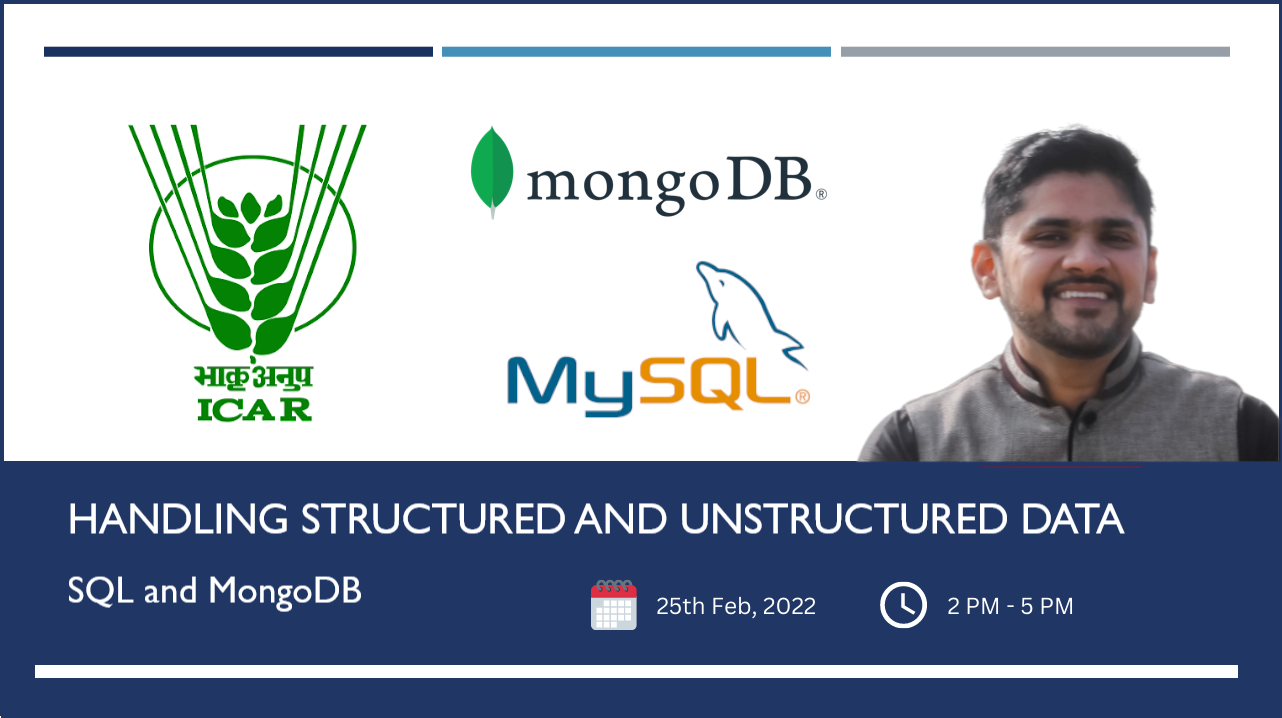 Amit Thinks IASRI Delhi MySQL MongoDB Webinar