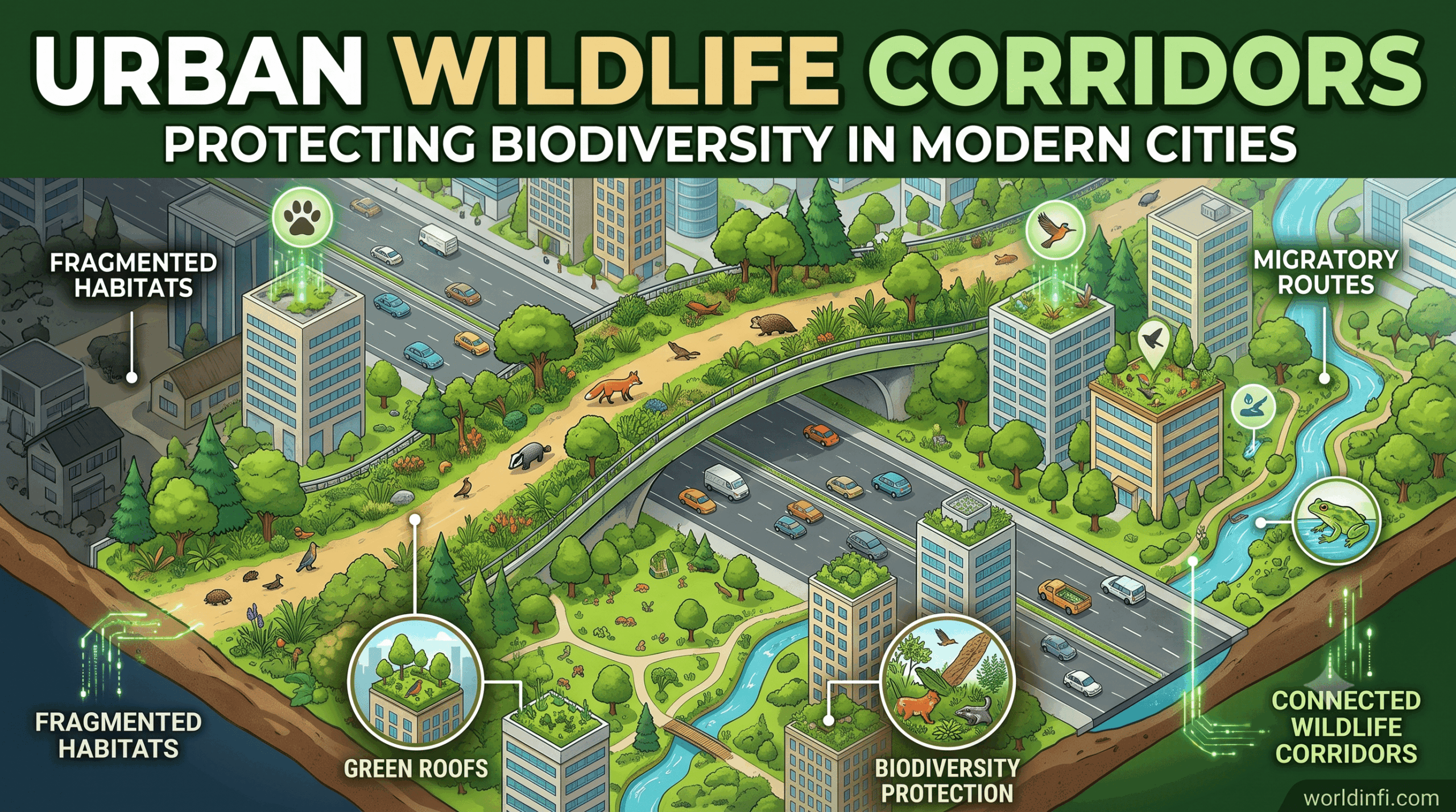 Urban Wildlife Corridors Protecting Biodiversity in Modern Cities